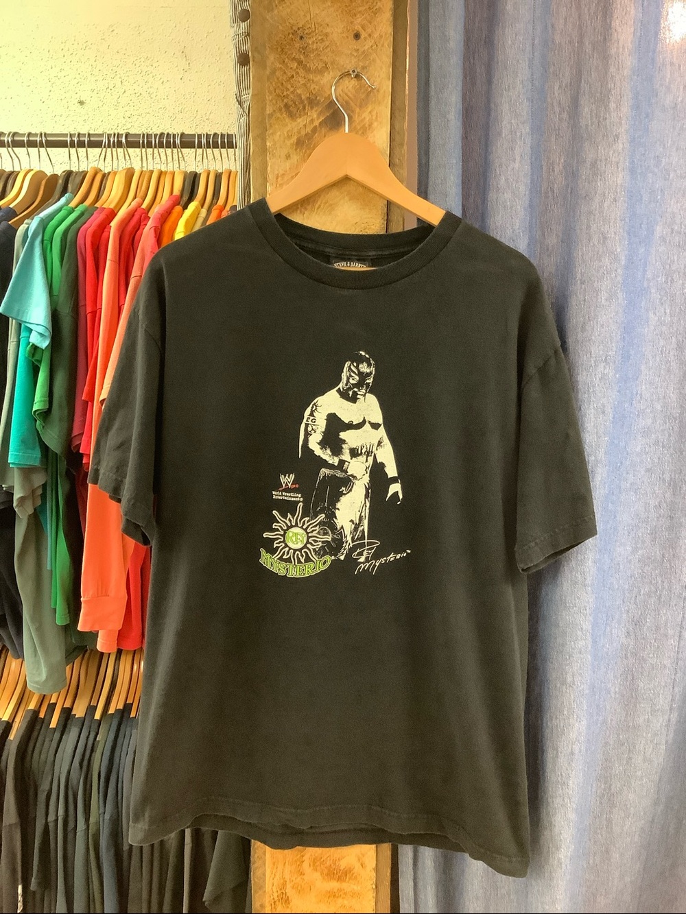 Vintage Rey Mysterio Black T-Shirt